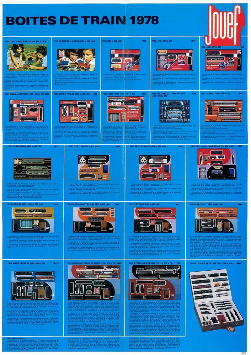 catalogue boites de train 1978