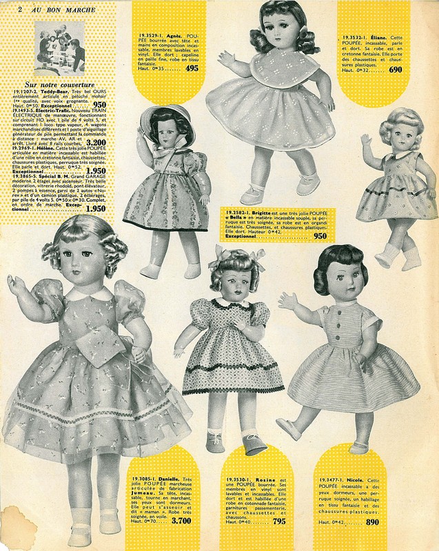 Catalogue Au Bon Marché 1956 page 2